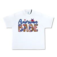 White american babe Urban Heavy Tee - LillyAllenDesigns