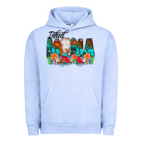 Pigment Grape Ice Inked Mama Flowers Cow Urban Hoodie - CowCowDesign