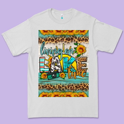 Living On Lake Time Air Freshener Premium Tee Designed By Hra Design Shop