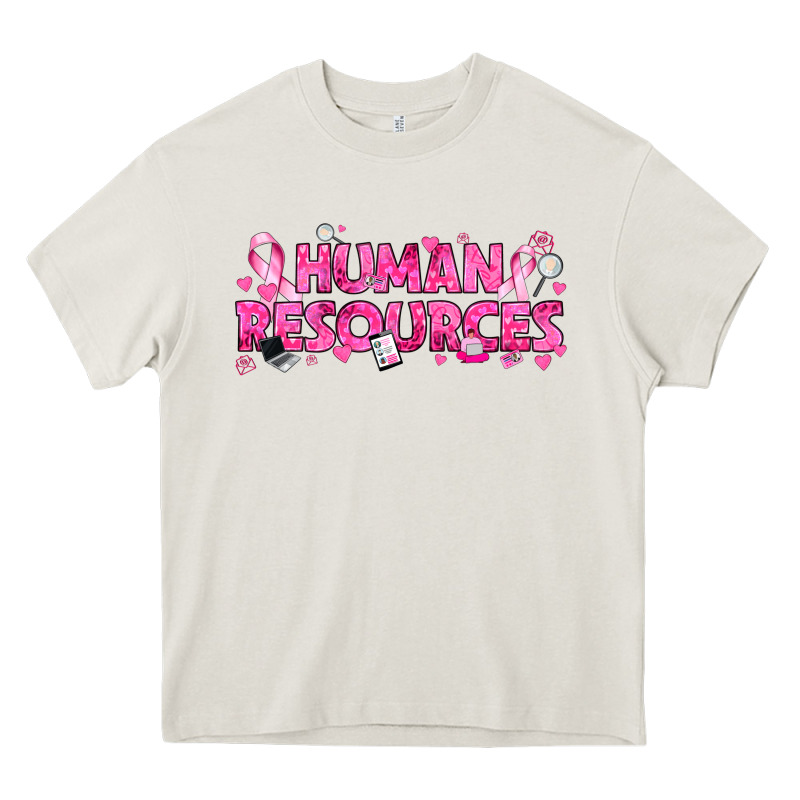 Breast Cancer Human Resources Heavy Core Tee by texasbilliewilder | Teevron
