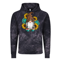 Cloud Black western gnomes sunflowers gemstones leopard serape cowhide glitter Vintage Hoodie - Artiststas