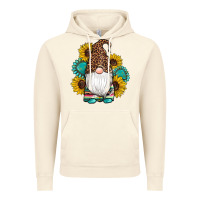 Vintage Artic western gnomes sunflowers gemstones leopard serape cowhide glitter Vintage Hoodie - Artiststas