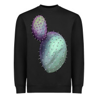 Black opunthia santa rita cactus Heavyweight Sweatshirt - LillyAllenDesigns