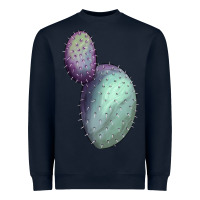 Navy opunthia santa rita cactus Heavyweight Sweatshirt - LillyAllenDesigns