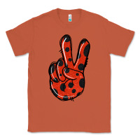 Copper Ladybug Peace Sign Classic Tee - Jasminsmagicworld