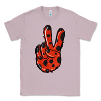 Lilac Ladybug Peace Sign Classic Tee - Jasminsmagicworld