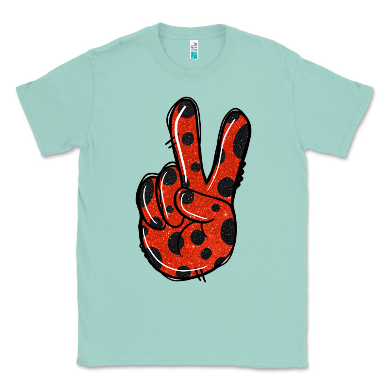 Ladybug Peace Sign Classic Tee by Jasminsmagicworld | Teevron