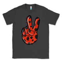 Smoke Ladybug Peace Sign Classic Tee - Jasminsmagicworld