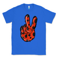 True Royal Ladybug Peace Sign Classic Tee - Jasminsmagicworld