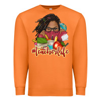 Carrot afro woman teacher life Premium Sweatshirt - NancyCooperArtShop