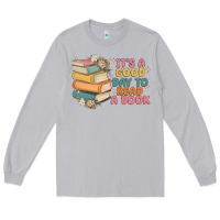 Moon Dust it's a good day to read a book Long Sleeve Tee - MaliasSmallBusiness