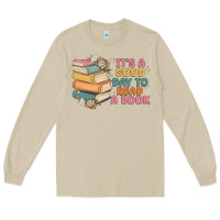 Mushroom it's a good day to read a book Long Sleeve Tee - MaliasSmallBusiness