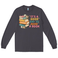 Smoke it's a good day to read a book Long Sleeve Tee - MaliasSmallBusiness