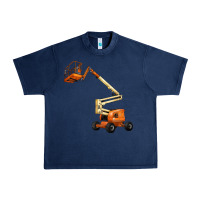 Navy Boom Lift Urban Heavy Tee - LillyAllenDesigns