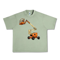 Oil Green Boom Lift Urban Heavy Tee - LillyAllenDesigns