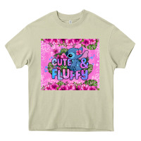 Mossy cute and fluffy stitch Heavy Core Tee - Zillion Design Studio