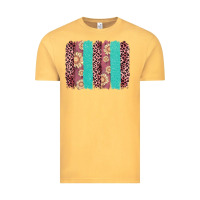 Vintage Mustard valentine's day floral leopard brushstroke Vintage Tee - AdoDesignShop