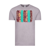 Vintage Zinc valentine's day floral leopard brushstroke Vintage Tee - AdoDesignShop