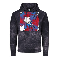 Cloud Black Glitter 4th Of July Seamless Pattern Vintage Hoodie - BundleAndBundleShop