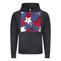 Vintage Black Glitter 4th Of July Seamless Pattern Vintage Hoodie - BundleAndBundleShop