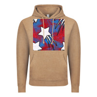 Vintage Coffee Glitter 4th Of July Seamless Pattern Vintage Hoodie - BundleAndBundleShop