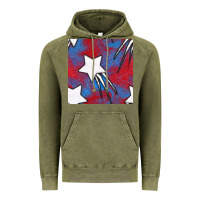 Vintage Olive Glitter 4th Of July Seamless Pattern Vintage Hoodie - BundleAndBundleShop