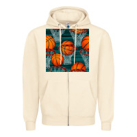 Sandshell basketball hoop seamless pattern Zipper Hoodie - BundleAndBundleShop