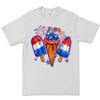 Dove Grey 4th of July ice creams Premium Tee - Neo Western