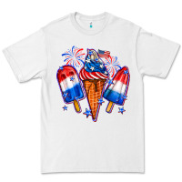 White 4th of July ice creams Premium Tee - Neo Western