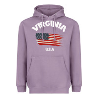 Lavender VIRGINIA U.S.A Heavyweight Hoodie - Bettercallsaul