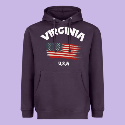 Virginia U.s.a Heavyweight Hoodie Designed By Bettercallsaul