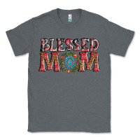 Charcoal Heather blessed mom christmas Classic Tee - AdoDesignShop