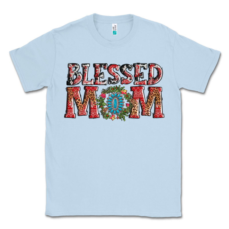 Blessed Mom Christmas Classic Tee by AdoDesignShop | Teevron