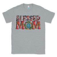 Heather Grey blessed mom christmas Classic Tee - AdoDesignShop
