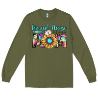 Army Green proud nurse mom Long Sleeve Tee - JahusDesignShop