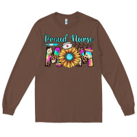 Chestnut proud nurse mom Long Sleeve Tee - JahusDesignShop