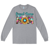 Heather Grey proud nurse mom Long Sleeve Tee - JahusDesignShop
