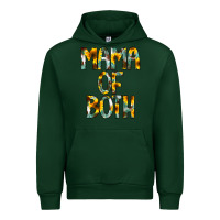 Forest Green Mama of Both Urban Hoodie - CowCowDesign
