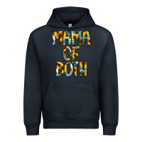 Navy Mama of Both Urban Hoodie - CowCowDesign