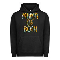 Pigment Black Mama of Both Urban Hoodie - CowCowDesign