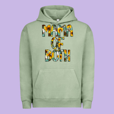 Mama Of Both Urban Hoodie Designed By Cowcowdesign
