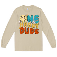 Mushroom one happy dude Long Sleeve Tee - MaliasSmallBusiness