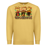 Antique Gold fiesta with my gnomigos Premium Sweatshirt - texasbilliewilder