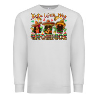 Dove Grey fiesta with my gnomigos Premium Sweatshirt - texasbilliewilder