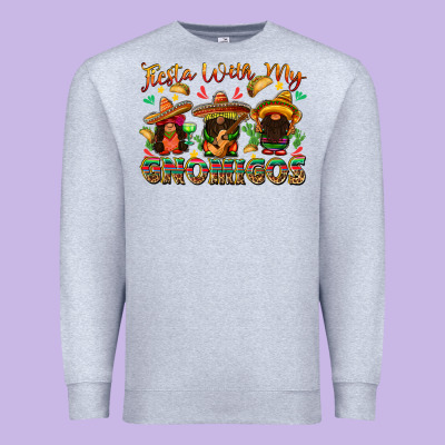Fiesta With My Gnomigos Premium Sweatshirt Designed By Texasbilliewilder