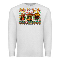 Oatmeal Heather fiesta with my gnomigos Premium Sweatshirt - texasbilliewilder