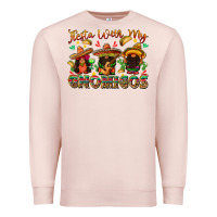 Pale Pink fiesta with my gnomigos Premium Sweatshirt - texasbilliewilder