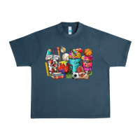 Midnight Navy p.e. teacher coffee cups Urban Heavy Tee - NancyCooperArtShop
