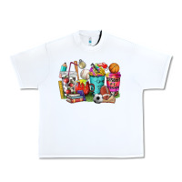 White p.e. teacher coffee cups Urban Heavy Tee - NancyCooperArtShop