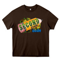 Chocolate Brown second grade dude Heavy Core Tee - RanaPortraitStore